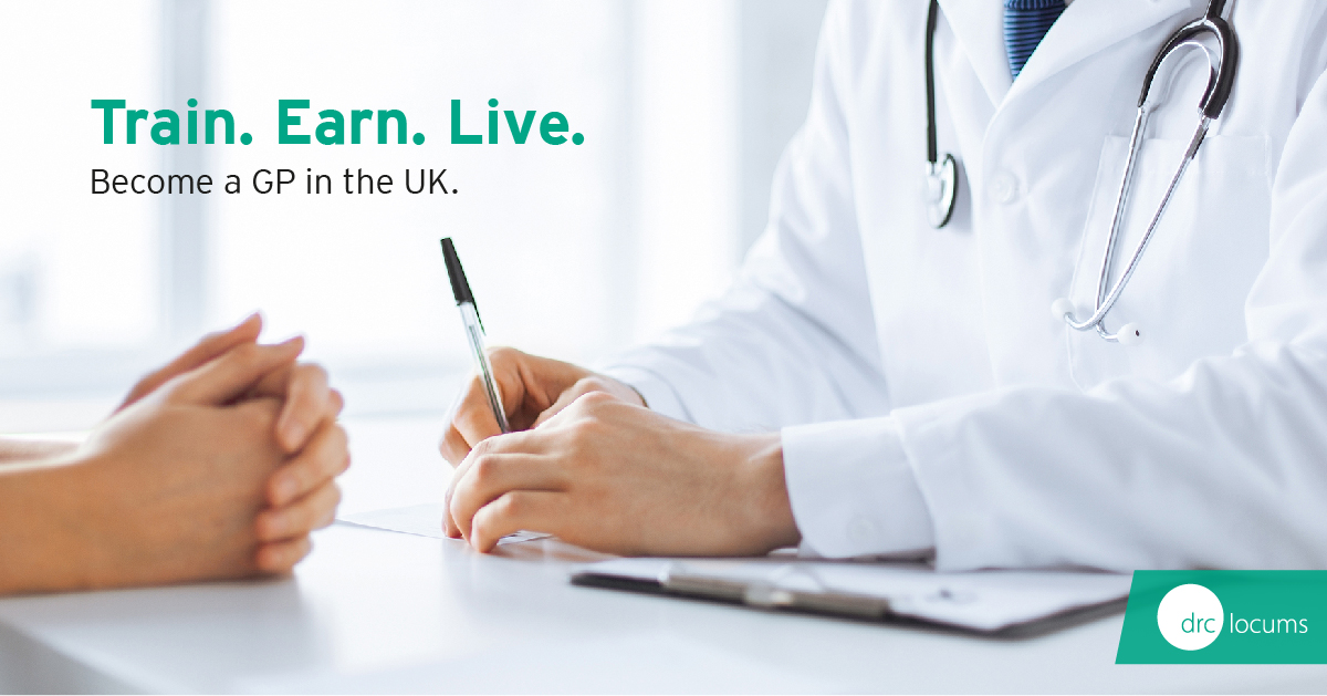 train earn live gp in uk